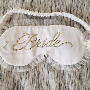[Victoria's Secret] White Satin Bride Sleep Mask